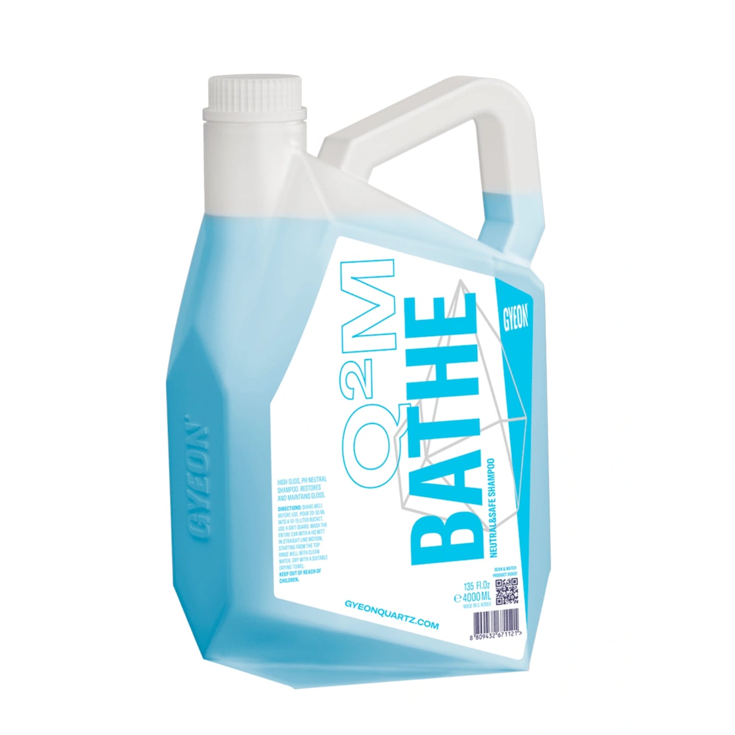 CHAMPÚ pH NEUTRO PARA UN LAVADO SEGURO – GYEON Q²M Bathe