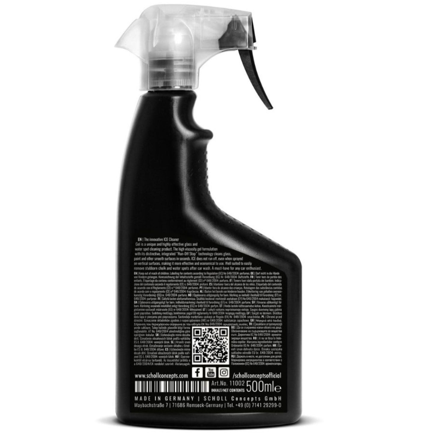 Gel limpiador para cristales 500 ml | Scholl ICE Gel