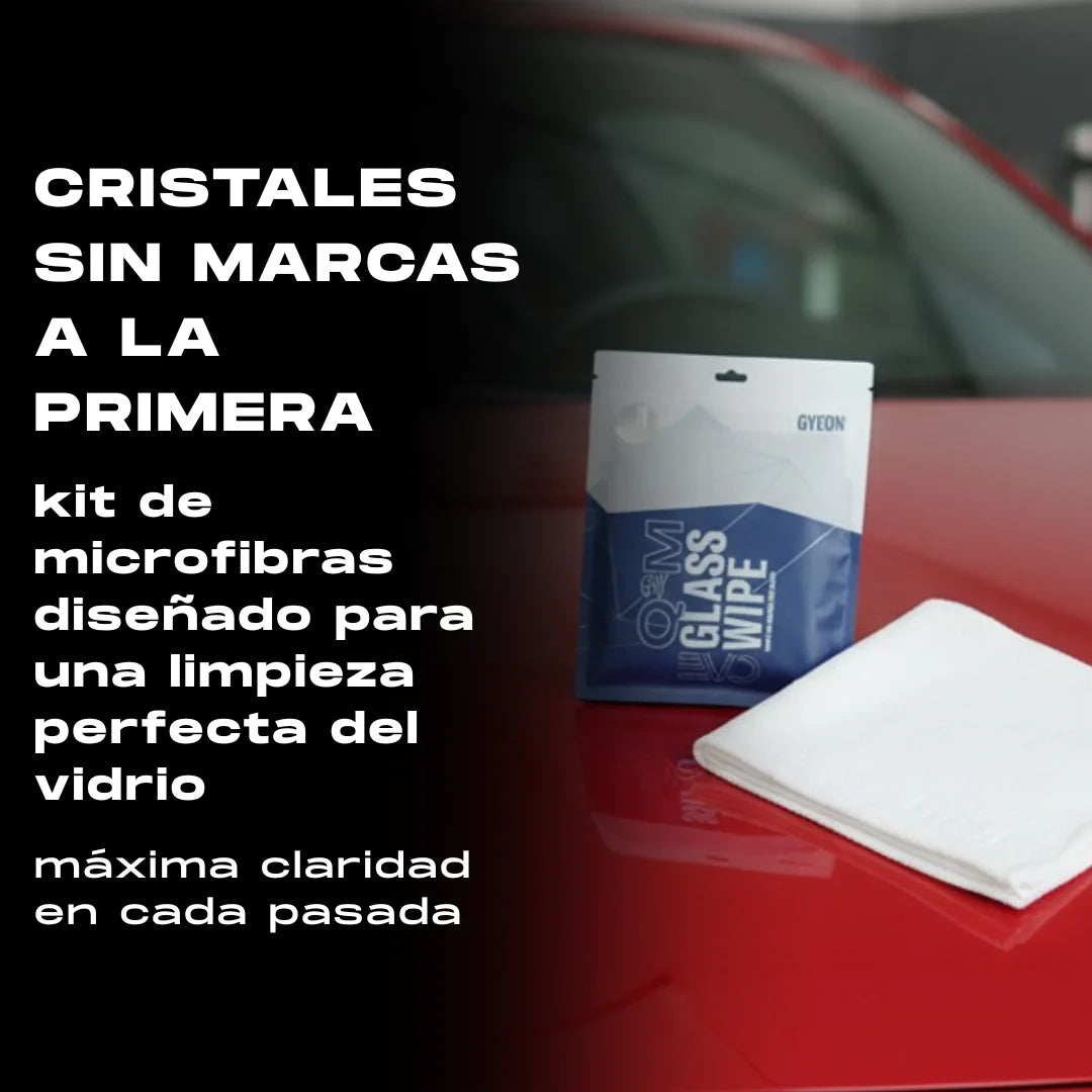 Kit de Microfibras para Cristales  – GYEON Q²M GlassPack EVO