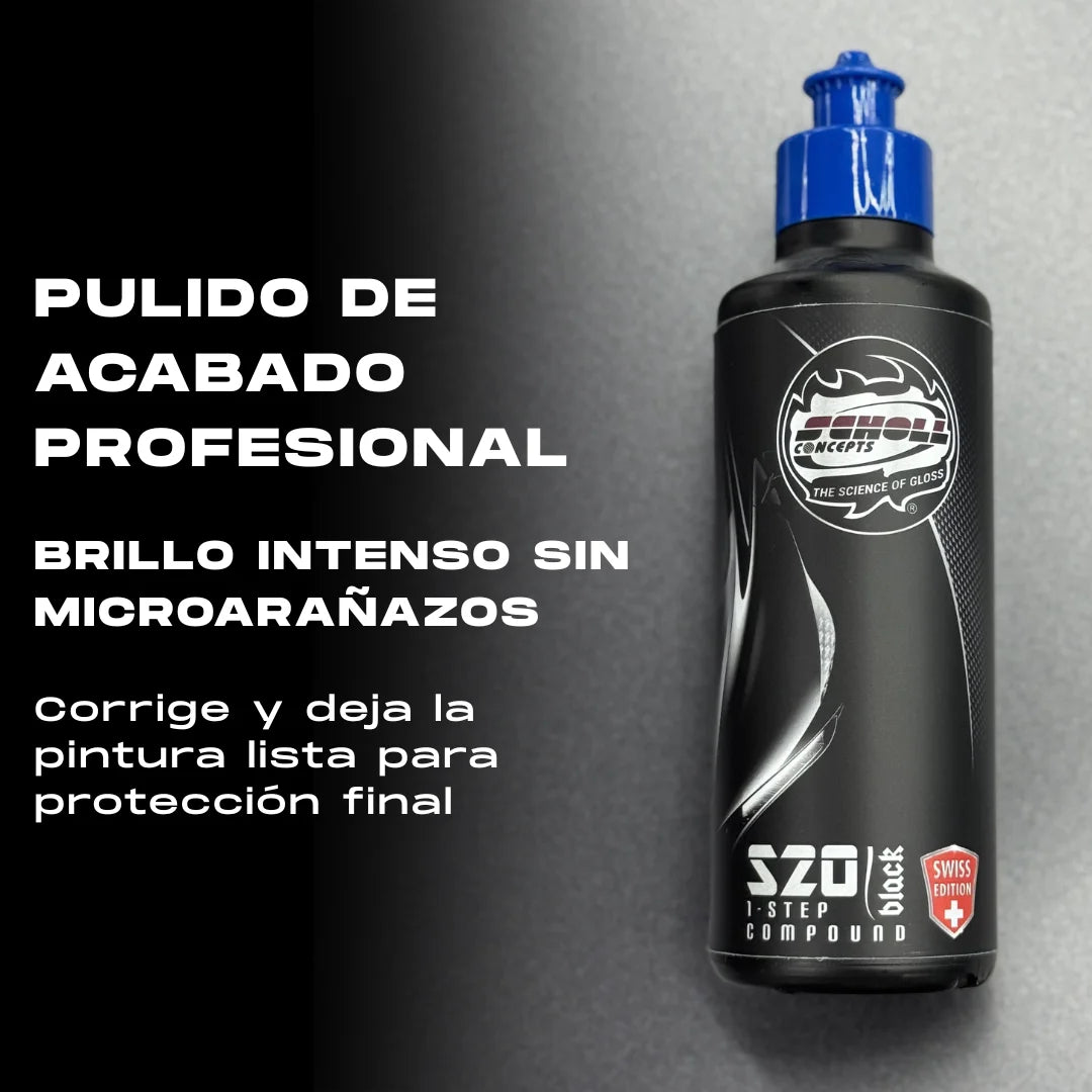 Pulimento de un paso Scholl Concepts S20 Black Swiss