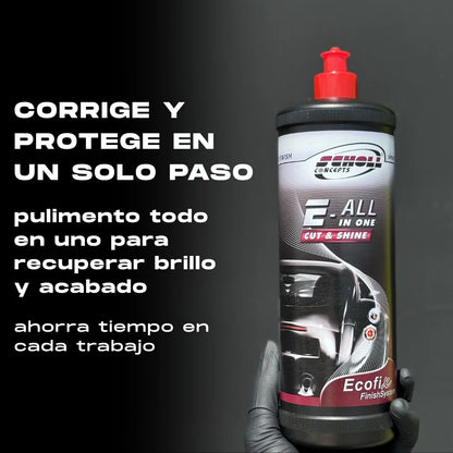 Compuesto de pulido todo en uno para corte y brillo duradero 1L – Scholl E-ALL IN 1 Cut & Shine