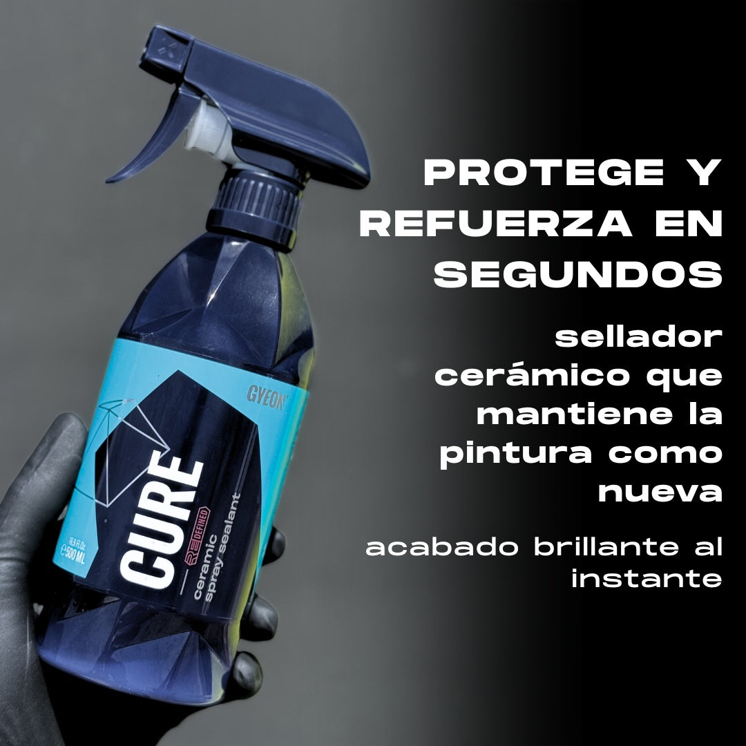 Protección cerámica con efecto hidrofóbico para coatings – Gyeon Q²M Cure