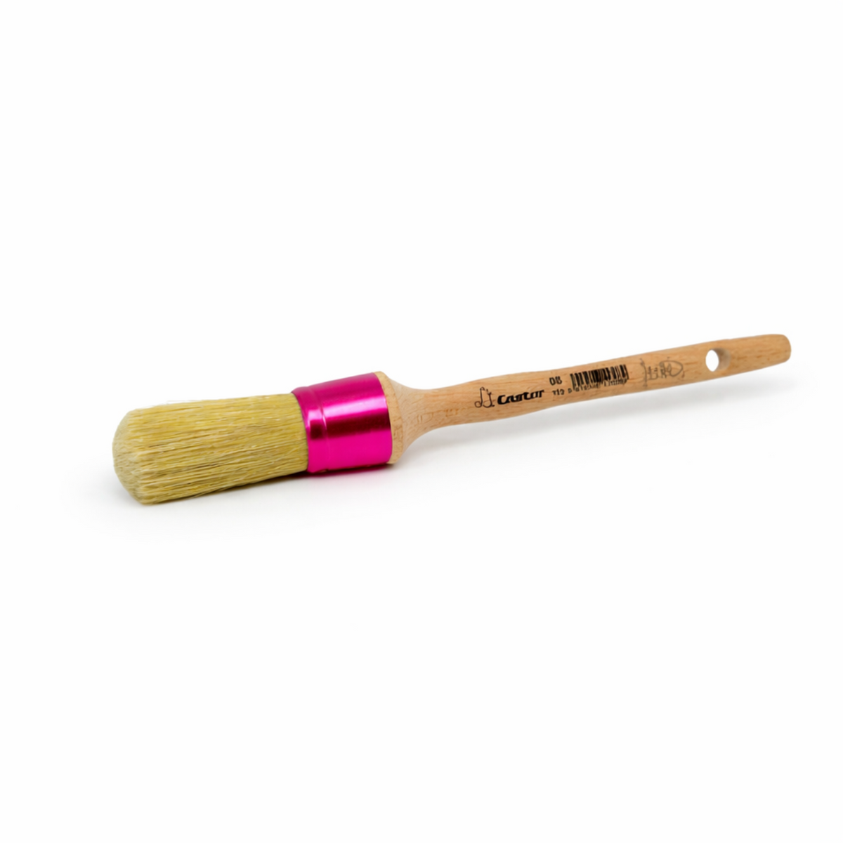 Castor Brocha prensada redonda profesional