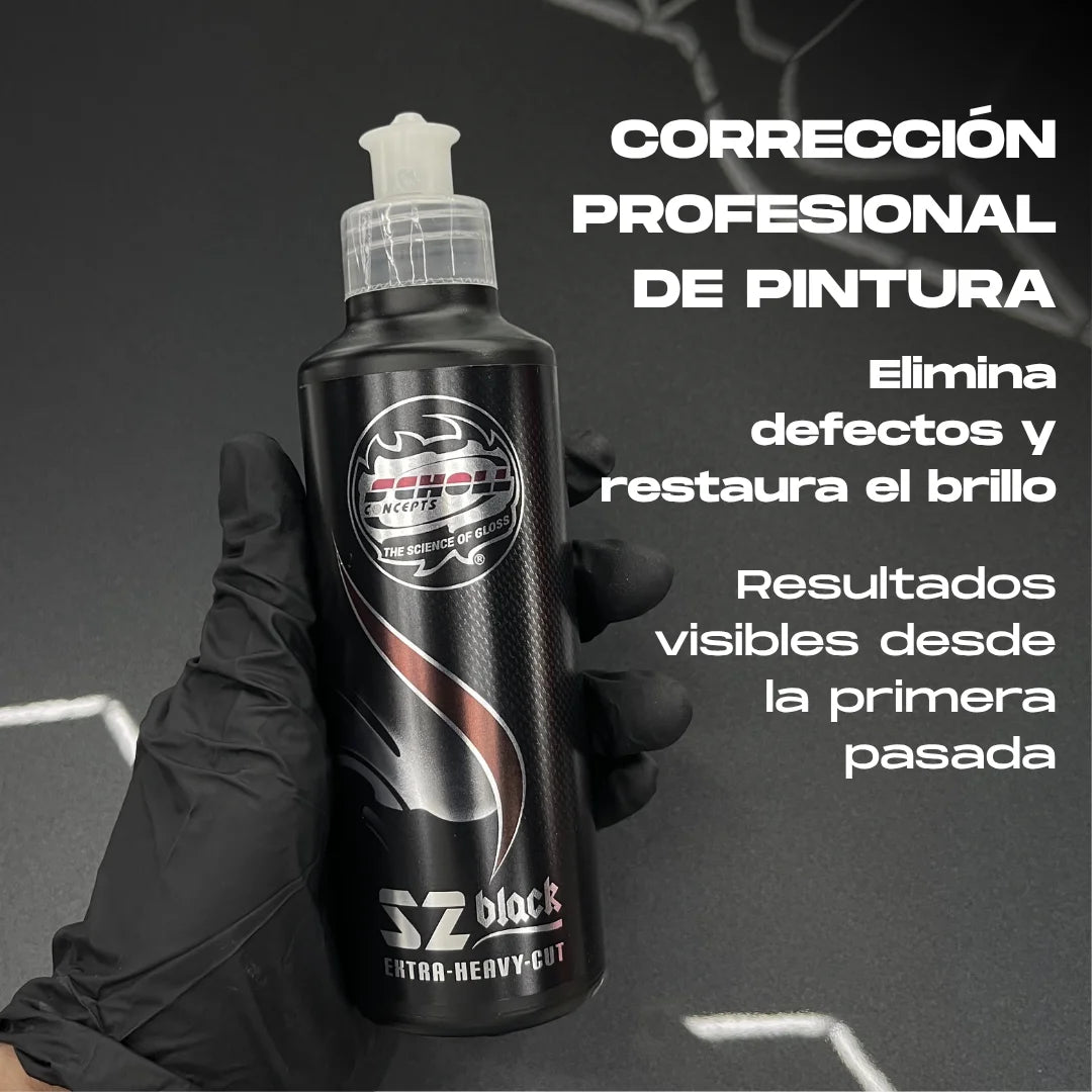 Scholl S2 Black: corrección profesional de pintura que elimina defectos y restaura el brillo