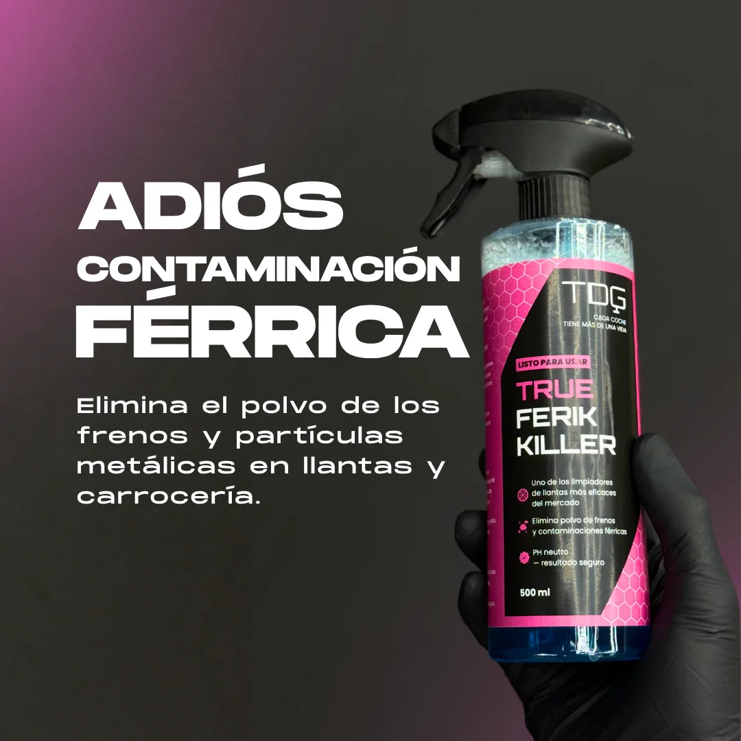 Descontaminante Férrico para Llantas y Pintura True Ferik Killer