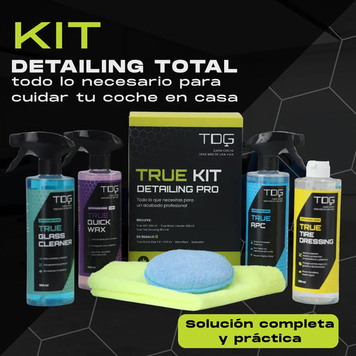 Kit de productos para el cuidado del coche True Kit Detailing Pro