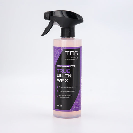 Cera Líquida en Spray para Coche True Quick Wax 2 in 1