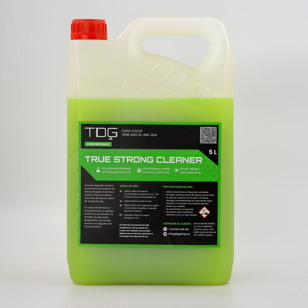 True Strong Cleaner concentrado en garrafa de 5 L
