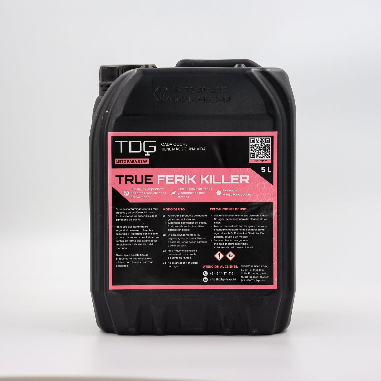 Descontaminante Férrico para Llantas y Pintura True Ferik Killer