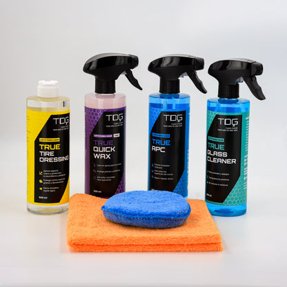 Kit de productos para el cuidado del coche True Kit Detailing Pro