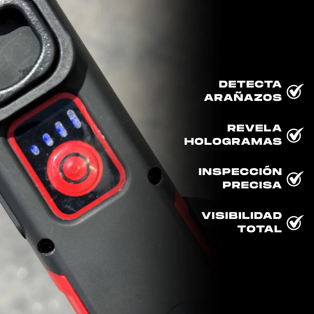 Linterna led para control de pulido y coating profesional