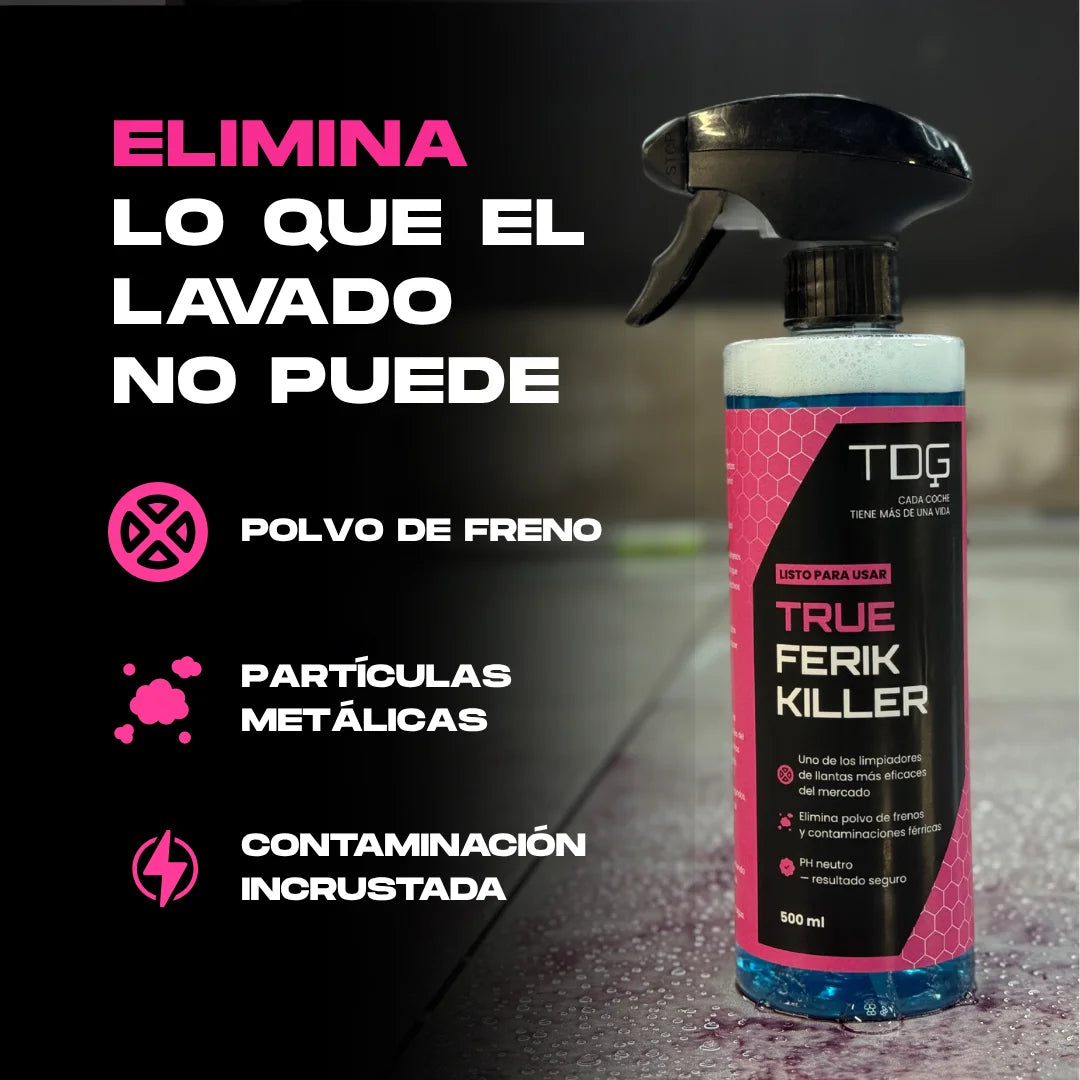 Descontaminante Férrico para Llantas y Pintura True Ferik Killer