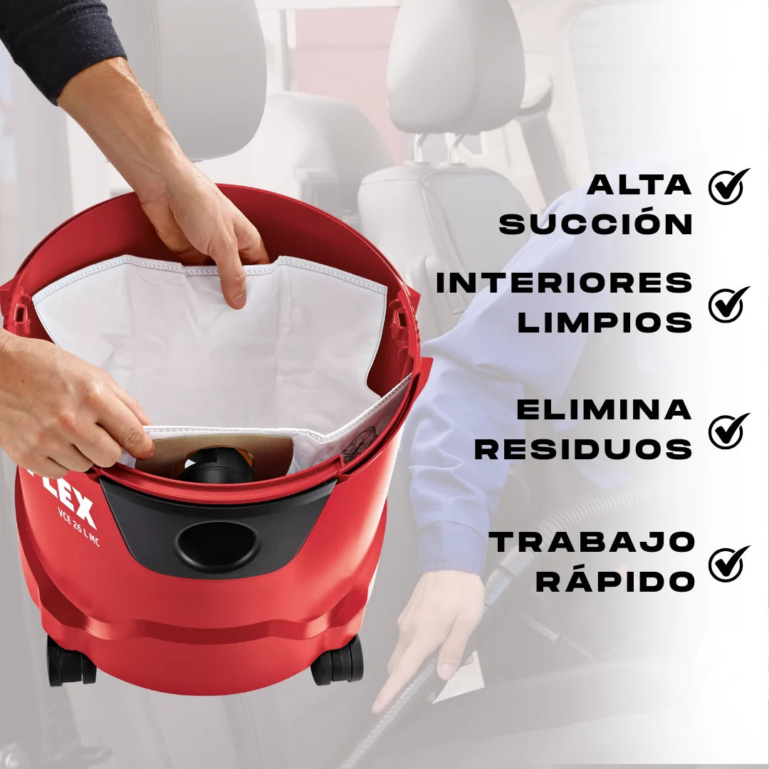 Aspiradora profesional FLEX VCE 26 L MC