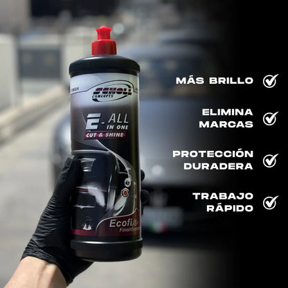 Compuesto de pulido todo en uno para corte y brillo duradero 1L – Scholl E-ALL IN 1 Cut & Shine