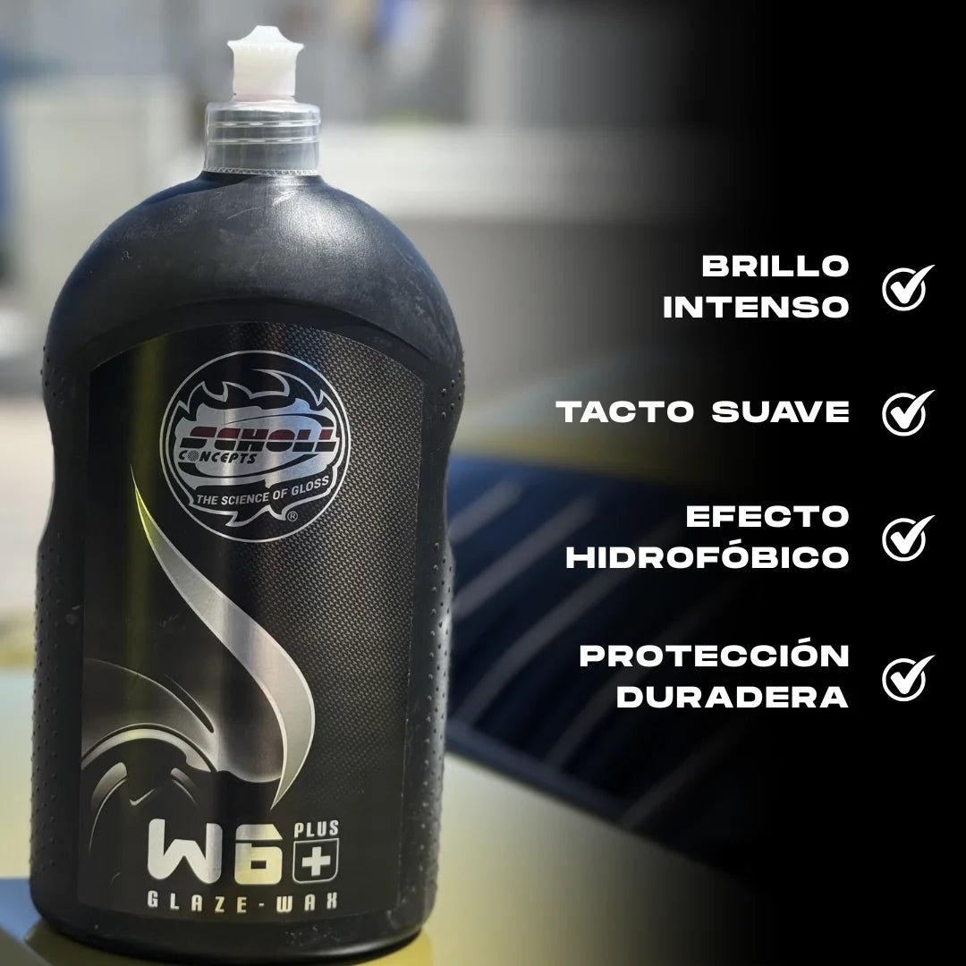 Protege y da brillo a la pintura Scholl Concepts W6+ Cera de carnauba