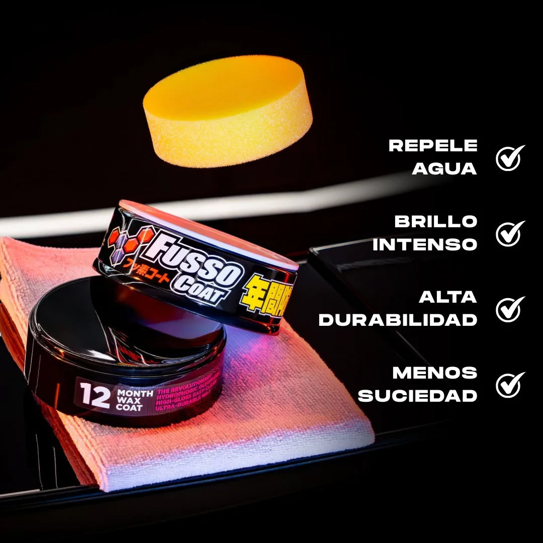 CERA SINTÉTICA DE PROTECCIÓN 12 MESES SOFT99 FUSSO COAT DARK