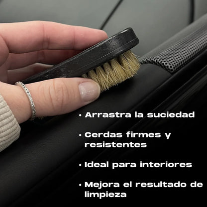 Cepillo de Cerdas Firmes para Tapicería y Cuero