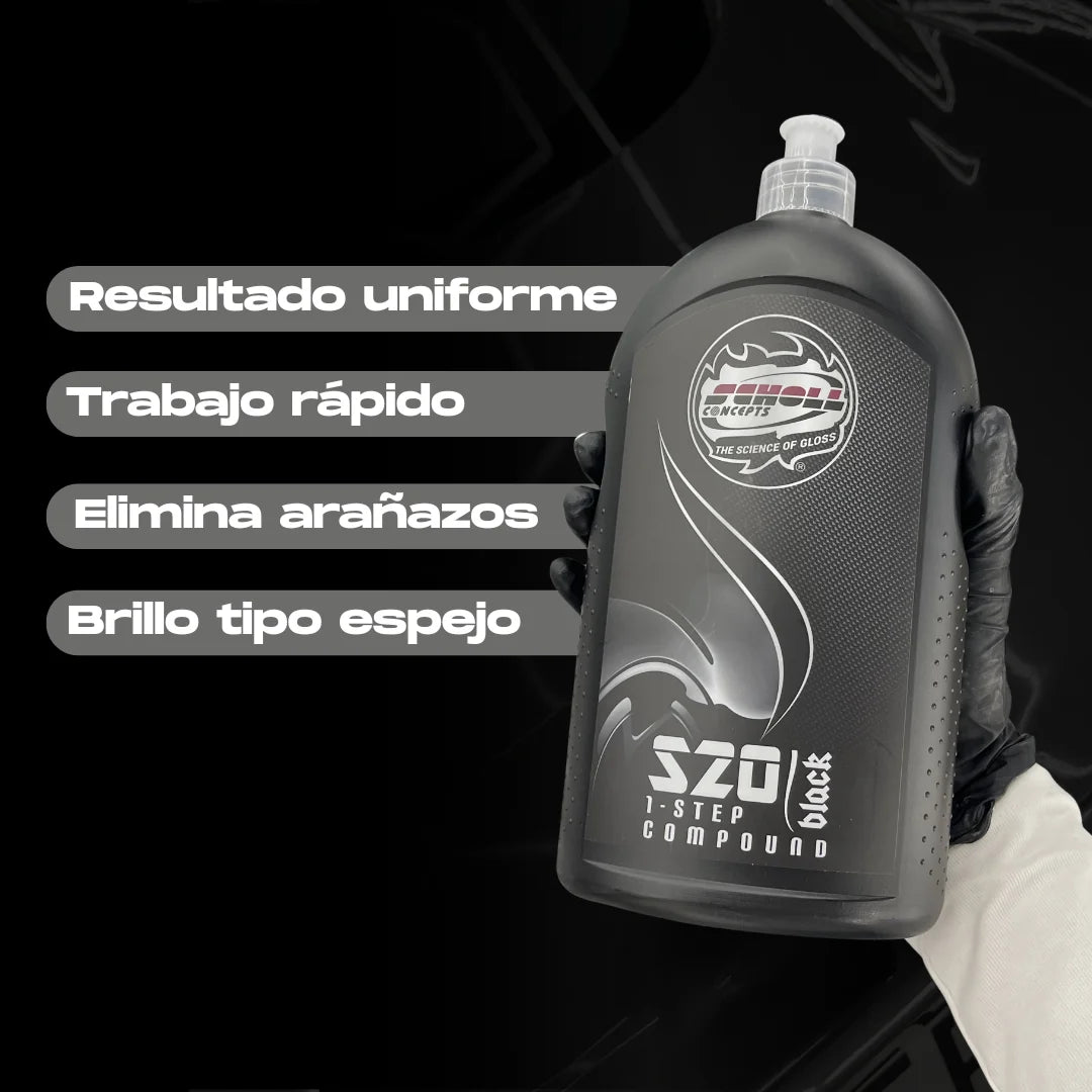 Pulimento de un paso medio-finish Scholl Concepts S20 Black