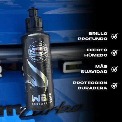 Protege y da brillo a la pintura Scholl Concepts W6 Black cera