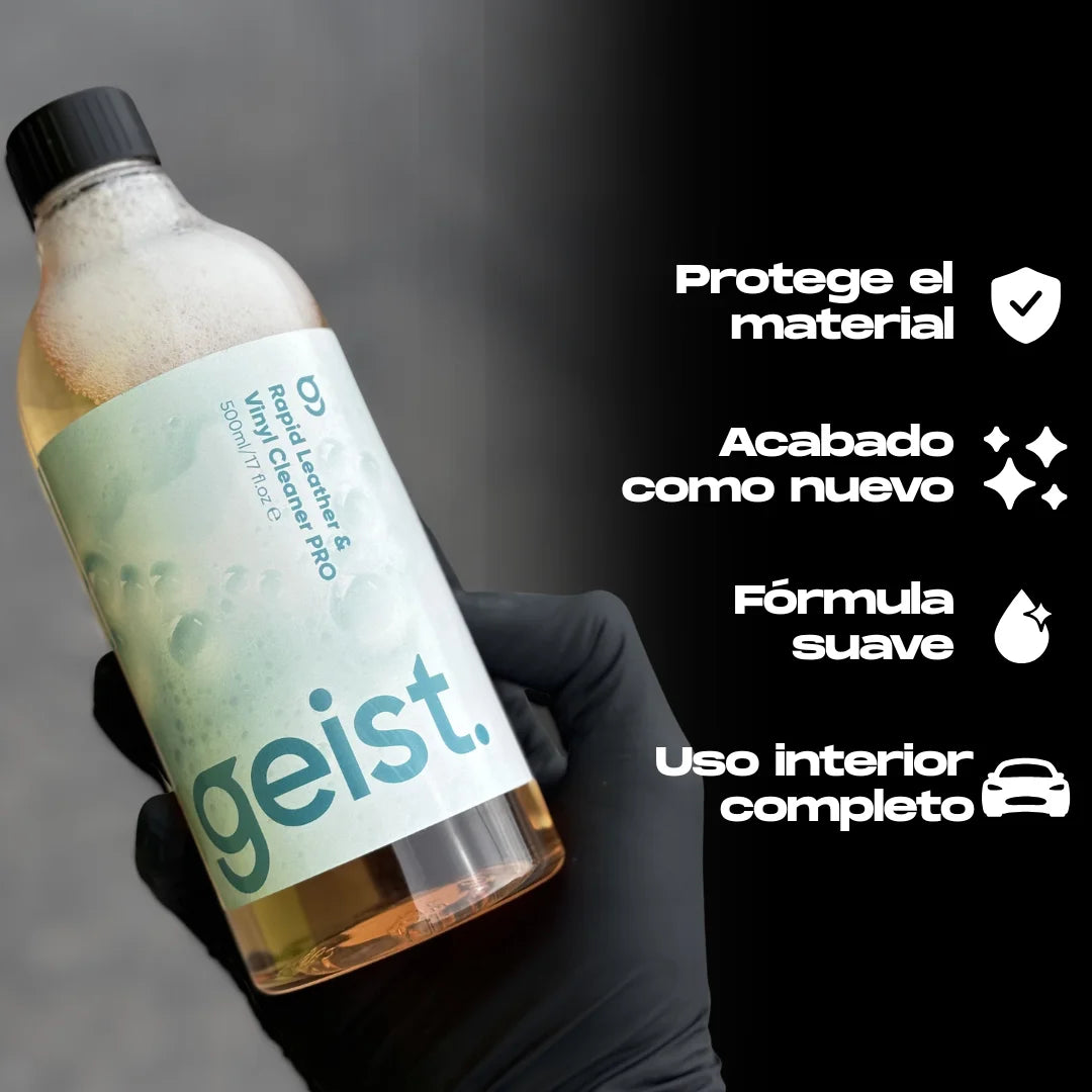 Limpiador profesional de cuero y vinilo Geist PRO