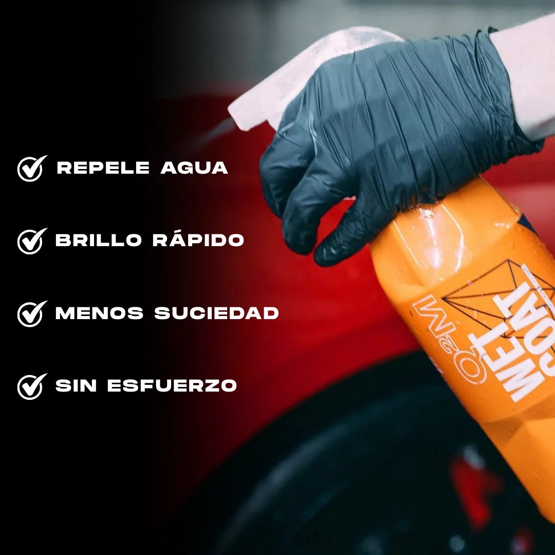 SELLADOR CERÁMICO HIDROFÓBICO EN SPRAY GYEON Q²M WETCOAT
