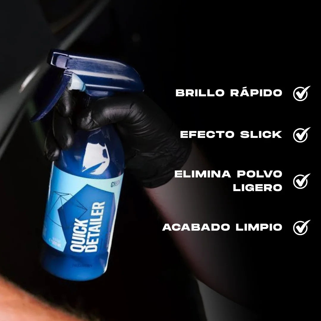 LIMPIADOR RÁPIDO CON BRILLO Y EFECTO SLICK – GYEON Q2M QuickDetailer