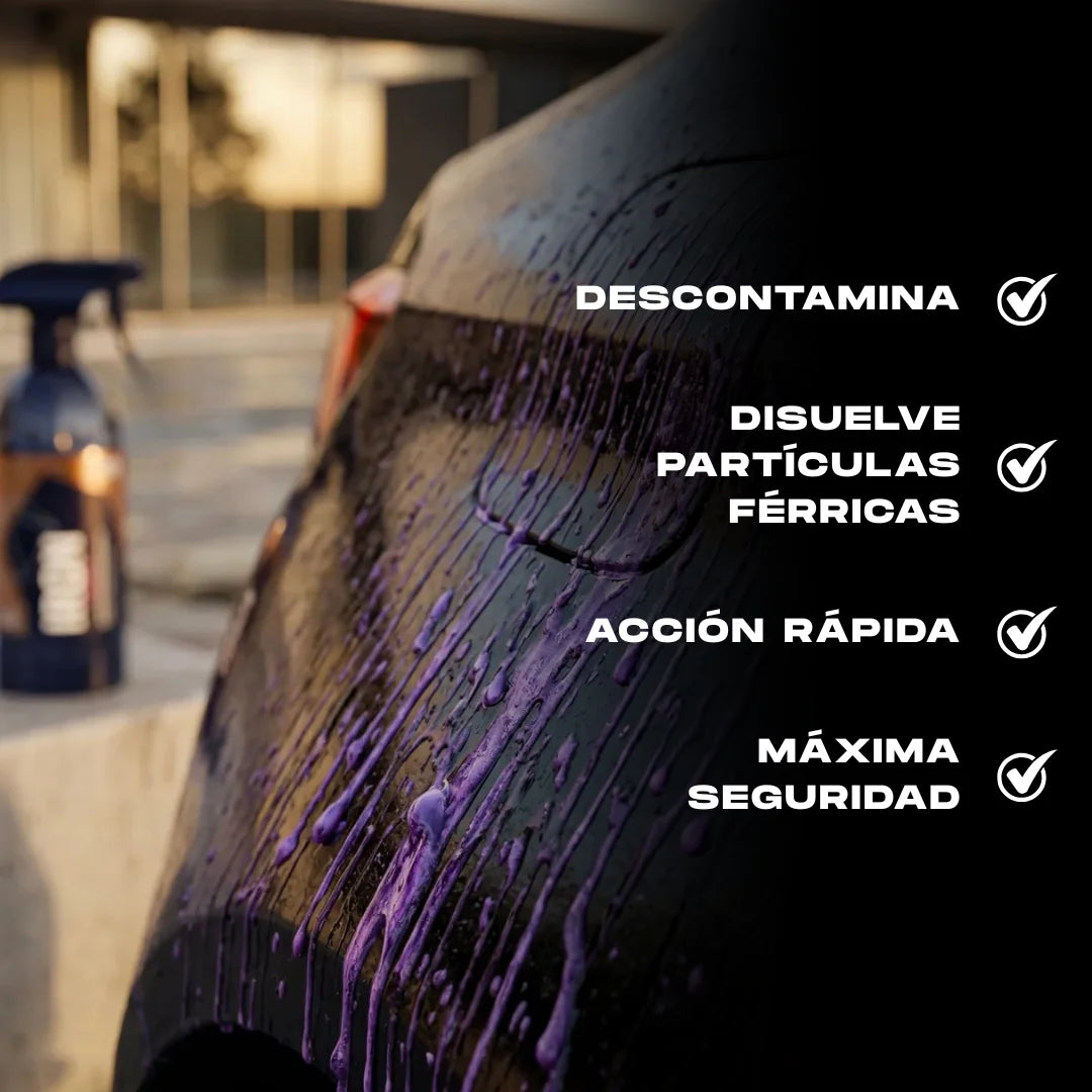DESCONTAMINANTE FÉRRICO PARA PINTURA Y LLANTAS – GYEON Q²M Iron REDEFINED