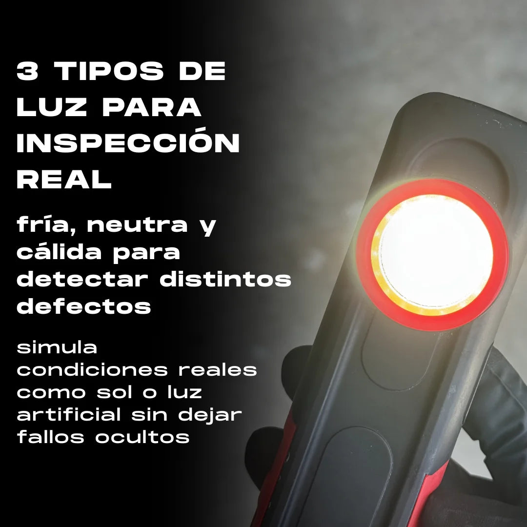 Linterna led para control de pulido y coating profesional