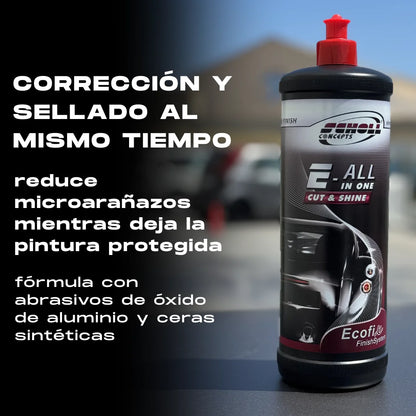 Compuesto de pulido todo en uno para corte y brillo duradero 1L – Scholl E-ALL IN 1 Cut & Shine