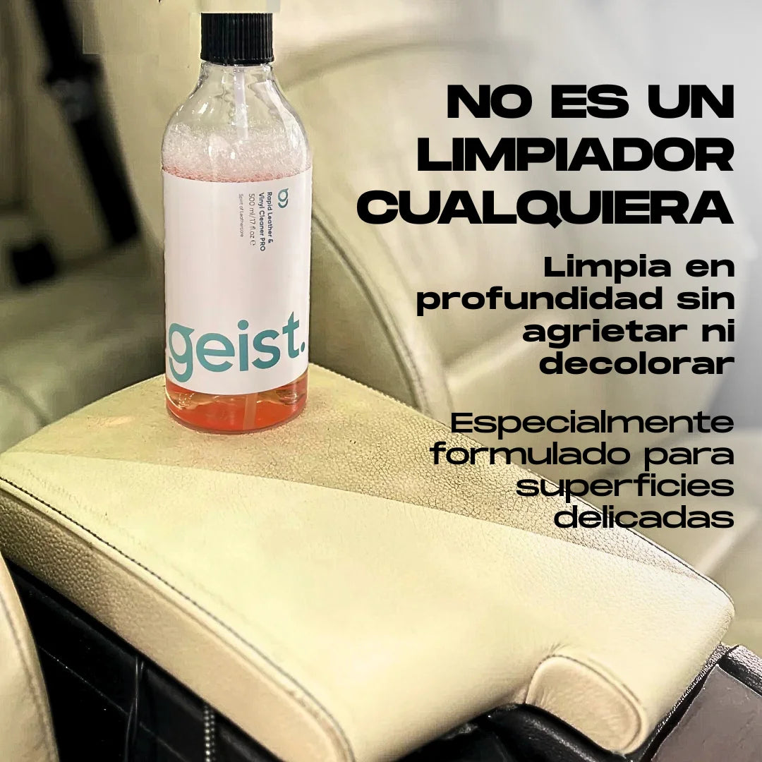 Limpiador profesional de cuero y vinilo Geist PRO