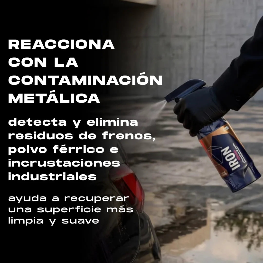 DESCONTAMINANTE FÉRRICO PARA PINTURA Y LLANTAS – GYEON Q²M Iron REDEFINED