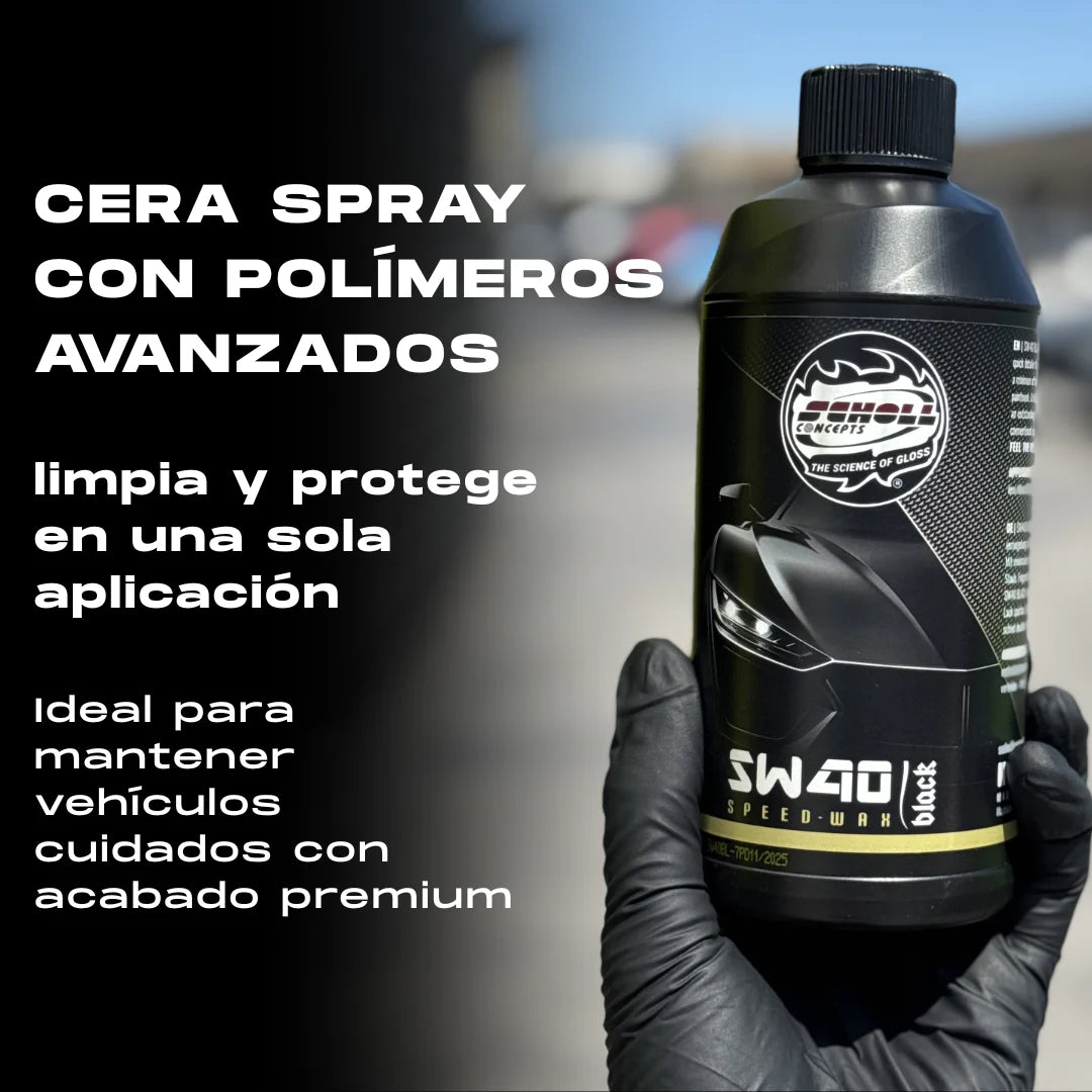 Scholl Concepts SW40 Black pulverizador cera