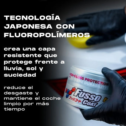 CERA SINTÉTICA DE PROTECCIÓN 12 MESES SOFT99 FUSSO COAT LIGHT