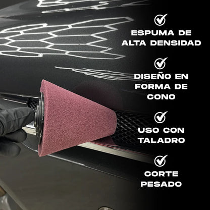 Cono de pulido real [Corte Pesado]