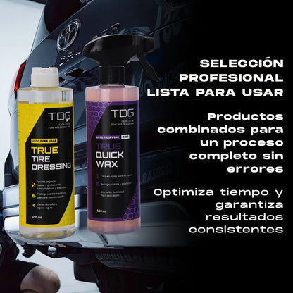 Kit de productos para el cuidado del coche True Kit Detailing Pro