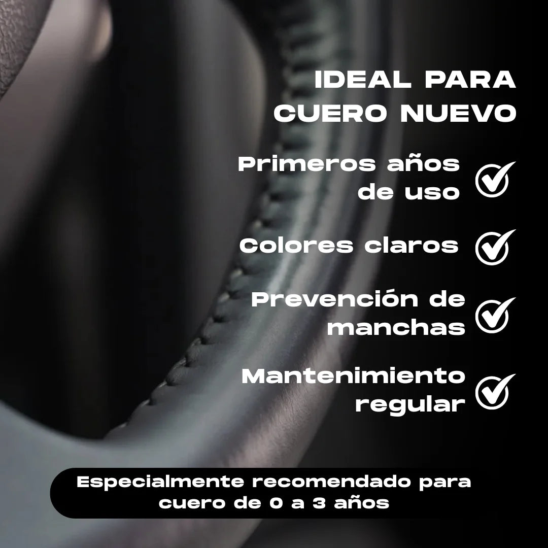 Kit para cuidado de cuero . Limpieza nutrición y protección Geist 3 Plus