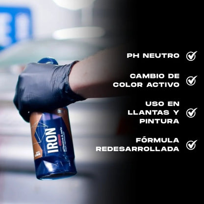 DESCONTAMINANTE FÉRRICO PARA PINTURA Y LLANTAS – GYEON Q²M Iron REDEFINED