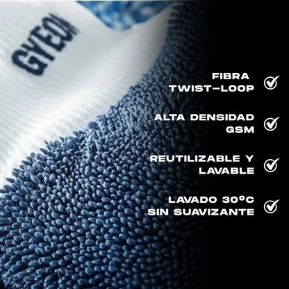 Guante de Secado de Microfibra para Coche – Gyeon SilkMitt EVO