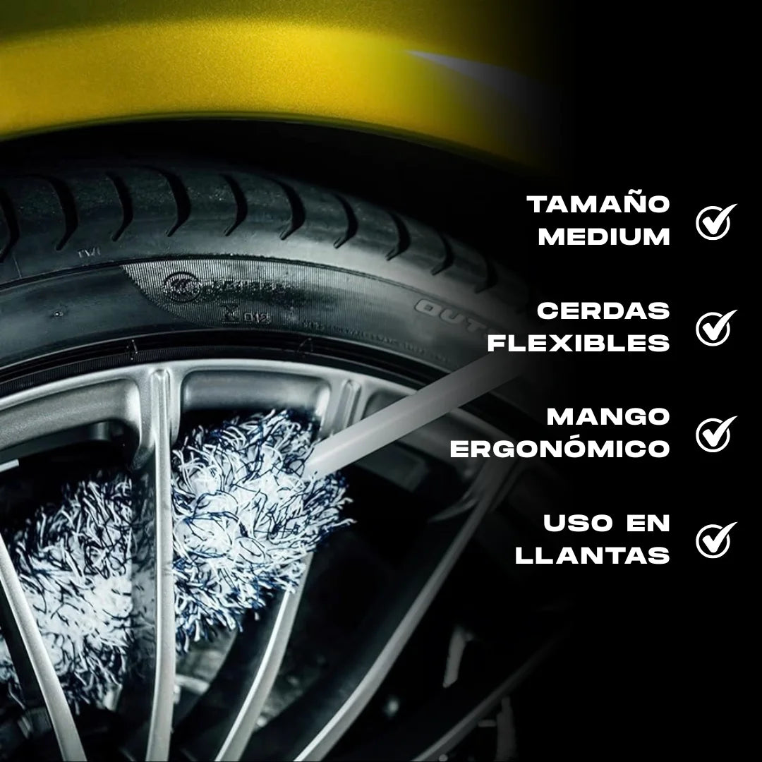Cepillo para Llantas de Coche – Gyeon Q²M Wheel Brush Medium
