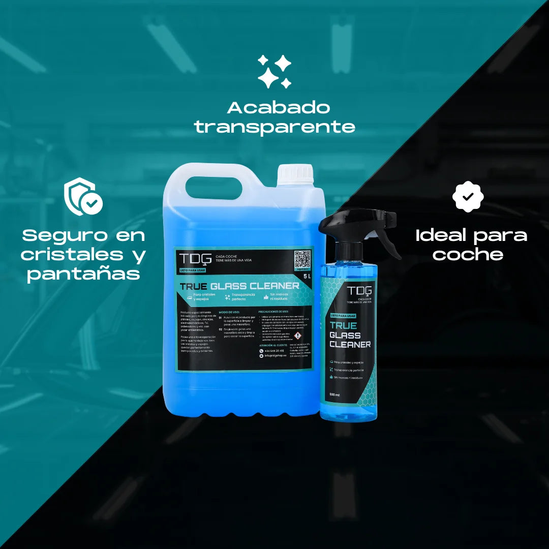 Limpia cristales Profesional para Coche True Glass Cleaner