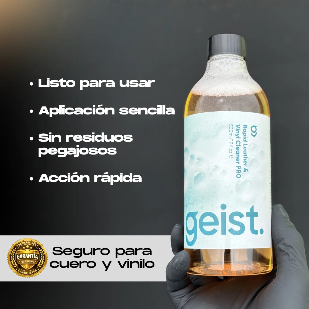 Limpiador profesional de cuero y vinilo Geist PRO