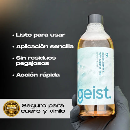 Limpiador profesional de cuero y vinilo Geist PRO