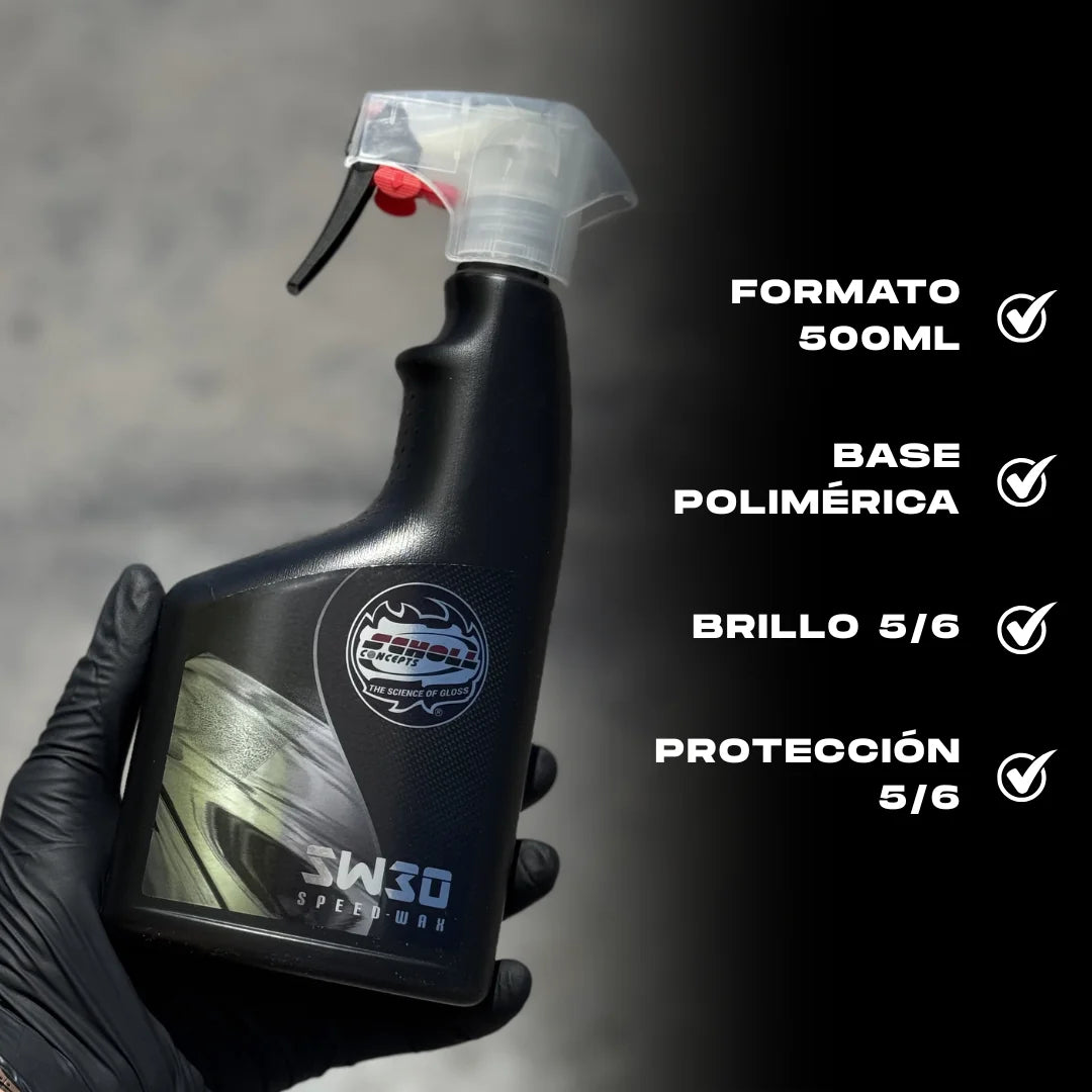 Cera Rápida para Coche SW30 SPEED-WAX 500 ml | Scholl Concepts