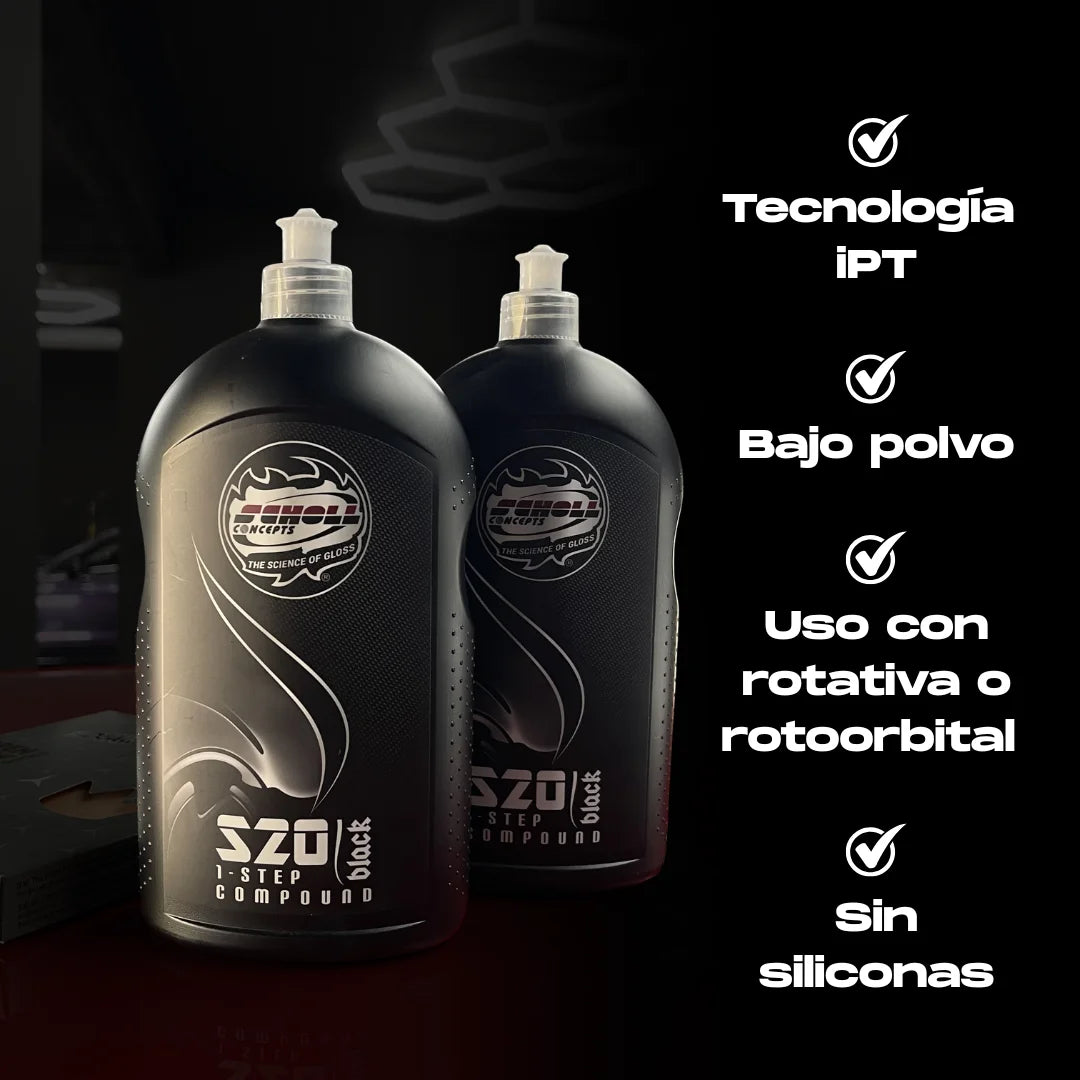 Pulimento de un paso medio-finish Scholl Concepts S20 Black