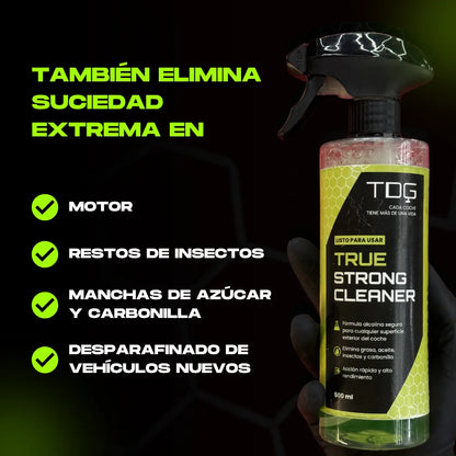 Limpia llantas, neumático, elimina mosquitos True Strong Cleaner