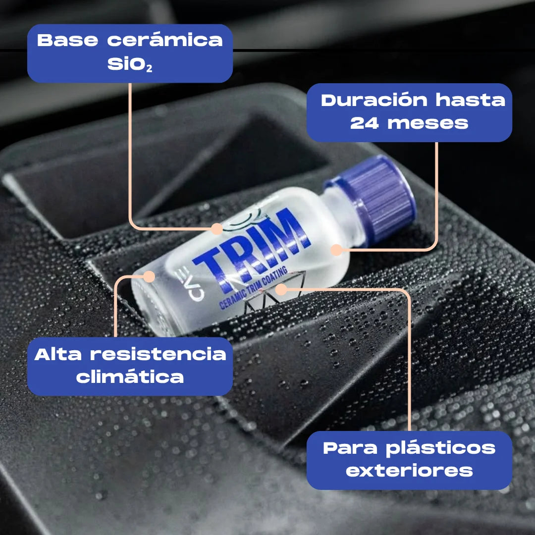 Tratamiento cerámico para plásticos Gyeon Q² Trim EVO (30 ml)