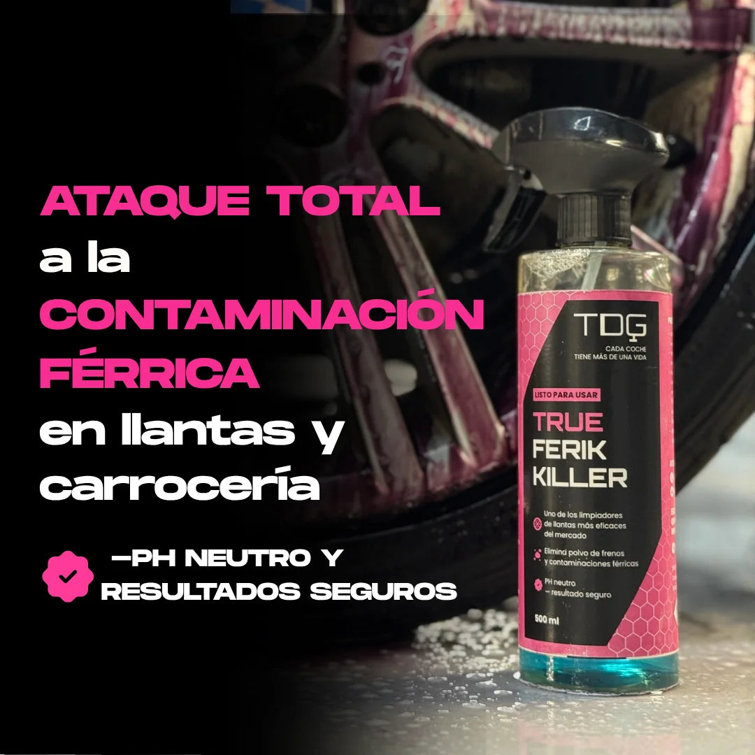 Descontaminante Férrico para Llantas y Pintura True Ferik Killer