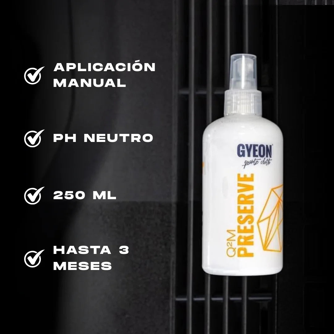 Protector para Plásticos y Vinilos de UV – Gyeon Q²M Preserve
