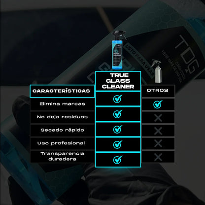 Limpia cristales Profesional para Coche True Glass Cleaner