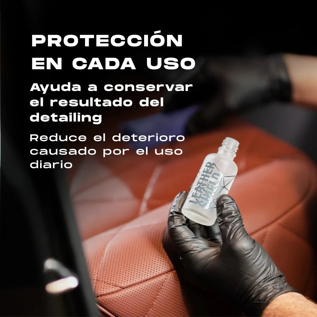 Tratamiento cerámico para cuero Gyeon Q² LeatherShield EVO 50 ml